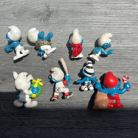 Collectible Smurf figures 8 set - Picture 2 of 13